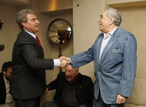 César Antonio Molina, Gabriel García Márquez y Álvaro Mutis