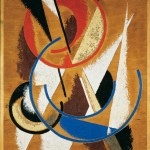 Popova Construcción dinámico-espacial, 1921 Óleo con polvo de metal sobre madera contrachapada 70x51,6 cm Galería Estatal Tretiakov de Moscú