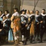 "La compañía del capitán Reijnier Reael y el teniente Cornelis Michielsz Blaeuw" de Frans Hals y Pieter Codde, (1633-1637). Óleo sobre lienzo, 209 x 429 cm. Ámsterdam, Rijksmuseum. Préstamo de la Ciudad de Ámsterdam