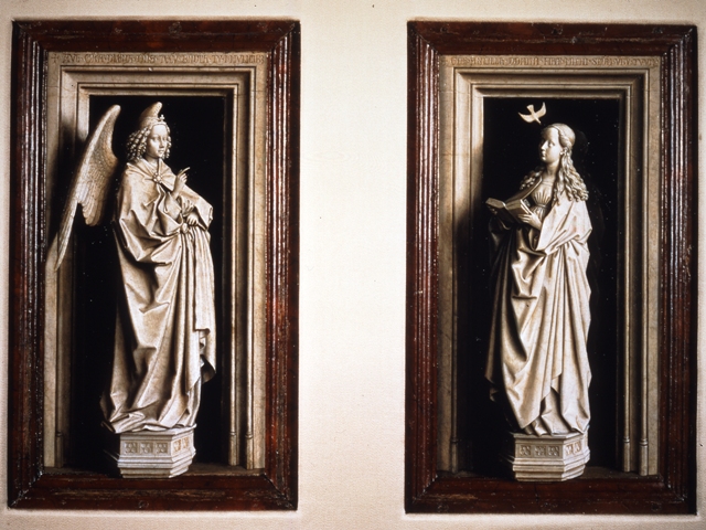 Van Eyck, Jan - Diptico Anunciacion (Museo Thyssen)