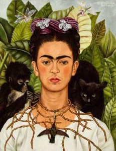 Frida Kahlo. Autorretrato con collar 231x300 La Mujer en el Arte Heroínas