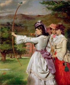 William Powell Frith. Las bellas arqueras 1872. Royal 247x300 La Mujer en el Arte Heroínas