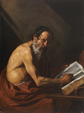 San Jerónimo atribuido a Ribera- Después restauración Prado