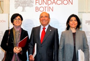 Emilio Botín con Paloma y Carmen Botín 2