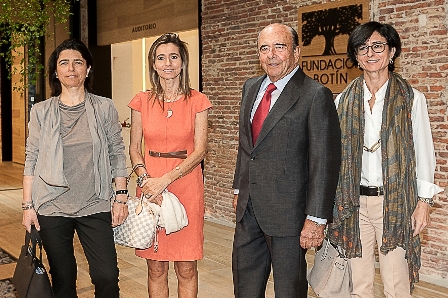 Emilio Botín junto a sus hijas Carmen Carolina y Paloma 2