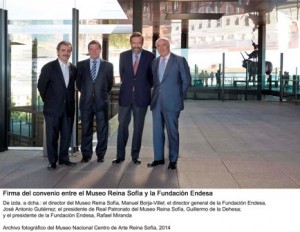 Firma convenio Museo Reina Sofía y Fundación Endesa
