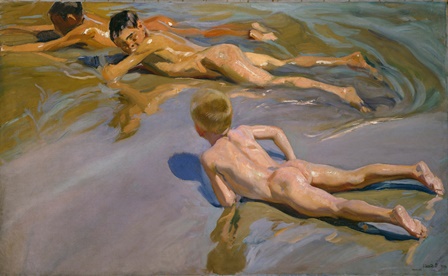 Chicos en la playa, Sorolla, Museo del Prado