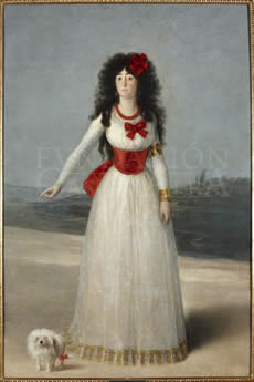 Maria-del-Pilar-Teresa-Cayetana-XIII-Duquesa-de-Alba-Fracisco-de-Goya