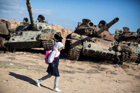 The journeys to school: Nawal in Libya