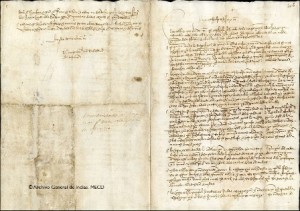 Exposición Primus circumdedisti me. La carta de Juan Sebastián Elcano. 1522 Archivo General de Indias