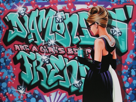 Antonio de felipe - GraffitiPOP - Audrey Diamonds
