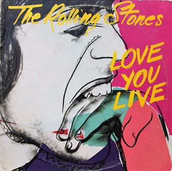 Andy Warhol_Portada del disco Love You Live The Rolling Stones_Rolling Stones Records_1977