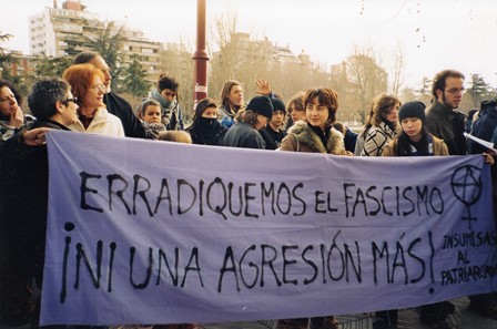 Concentración Antifascista_Insumisas al patriarcado_2005.Cortesía Archivo de feminismos León