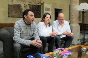 Encuentro con Alberto Mariñas, director, Lourdes Fernández, comisaria y artista Edwin van der Heide