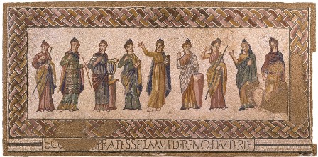 Mosaico de las Musas_Museu Nacional de Arqueologia Lisboa