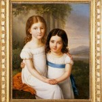 Retrato de dos niñas ante un paisaje. Museo del Romanticismo. Segre dic. 09