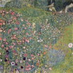 Gustav Klimt. Paisaje de jardín italiano, 1913.