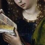 Robert Campin, Santa Ursula-1438 Museo del Prado detalles