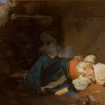 Induno Girolamo- Trasteverina uccisa da una bomba (Idini) G3682