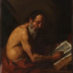 San Jerónimo atribuido a Ribera- Antes restauración Prado