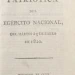 Gaeta patriótica del egército nacional, 1820