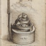 Tratado de estatica y mechanica. Leonardo da Vinci. MSS 8937